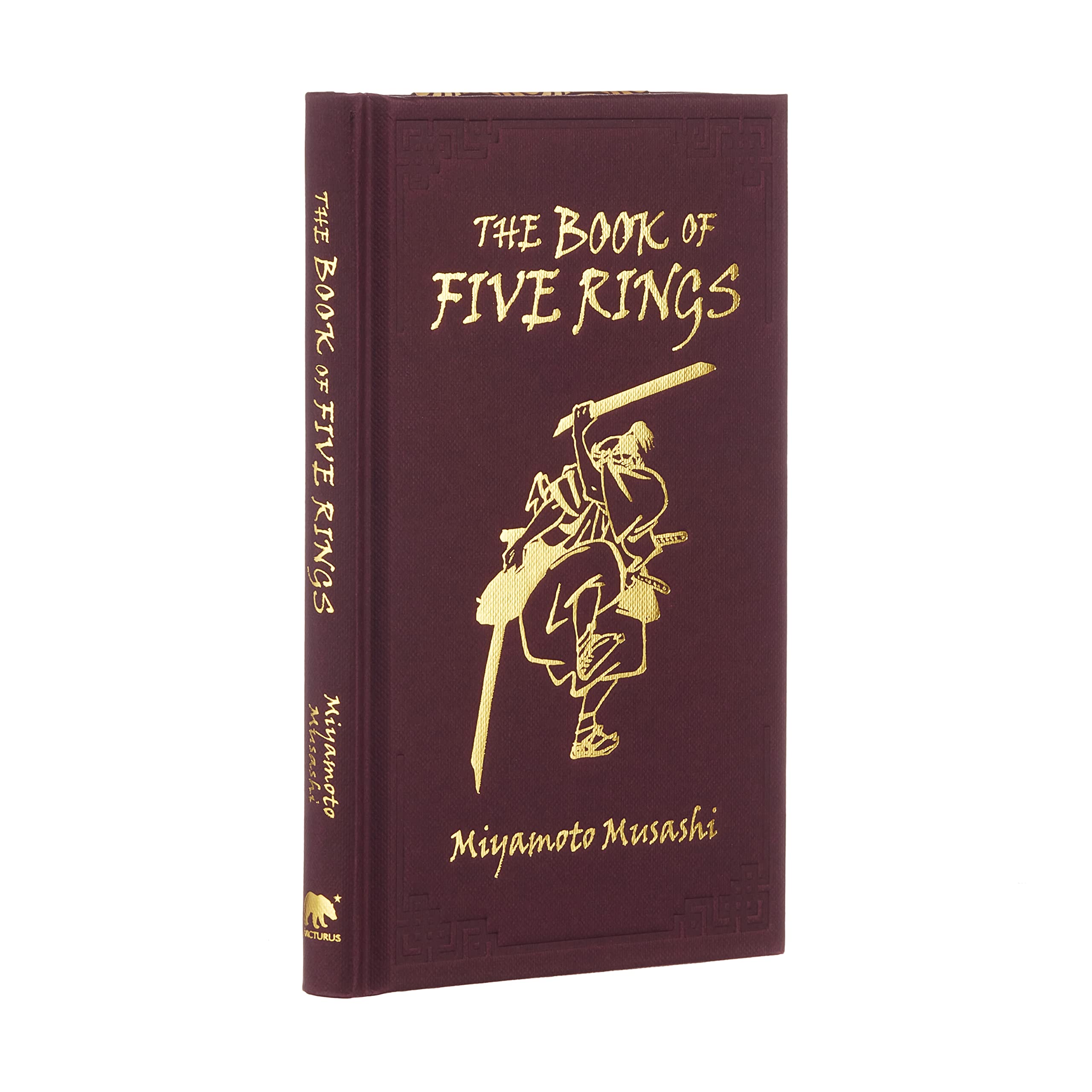Hardback edition of "The Book of Five Rings" by Miyamoto Musashi, featuring a classic cover design.