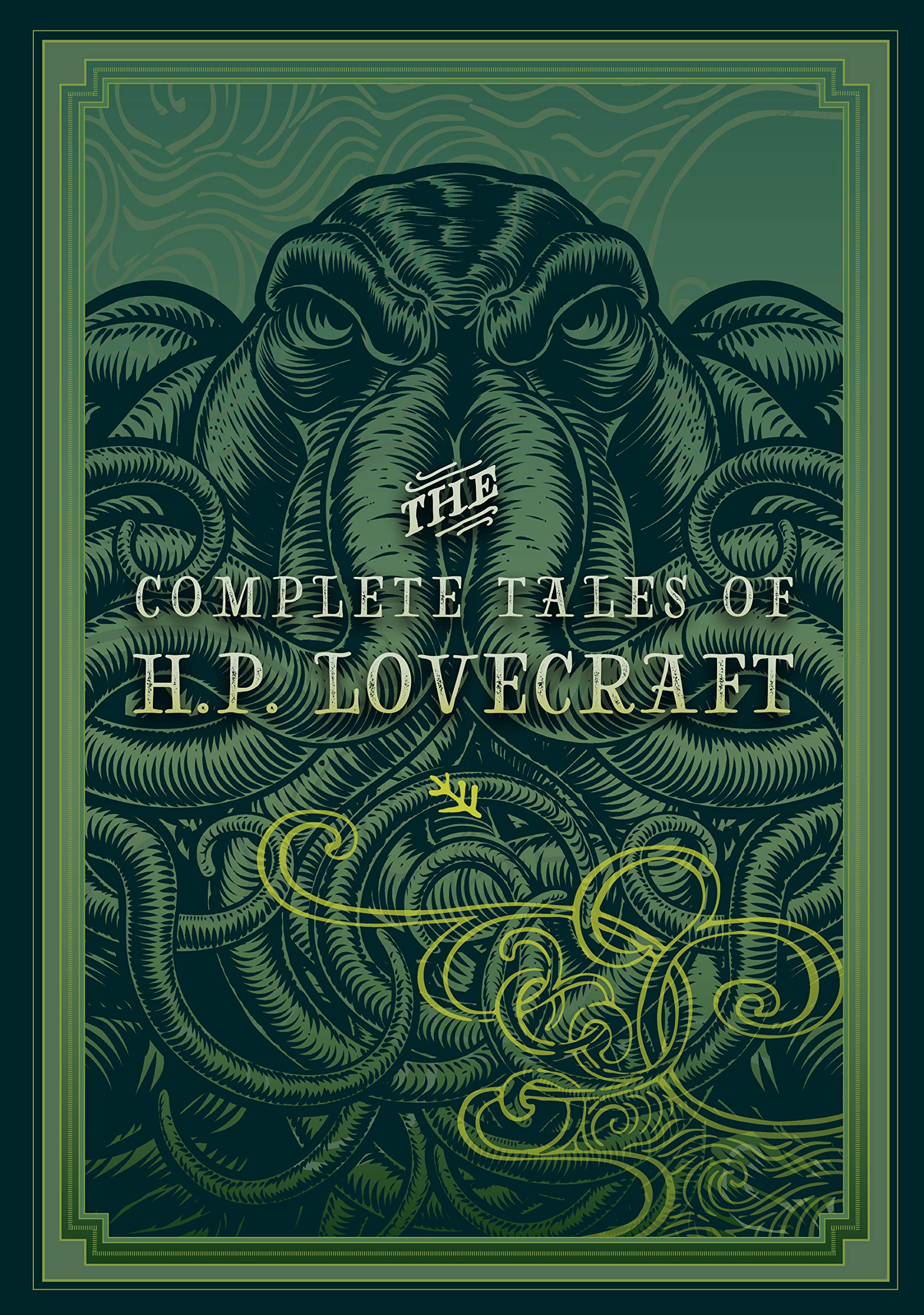 Hardback edition of Complete Tales of H. P. Lovecraft Vol 3 featuring dark cover art and detailed spine design.