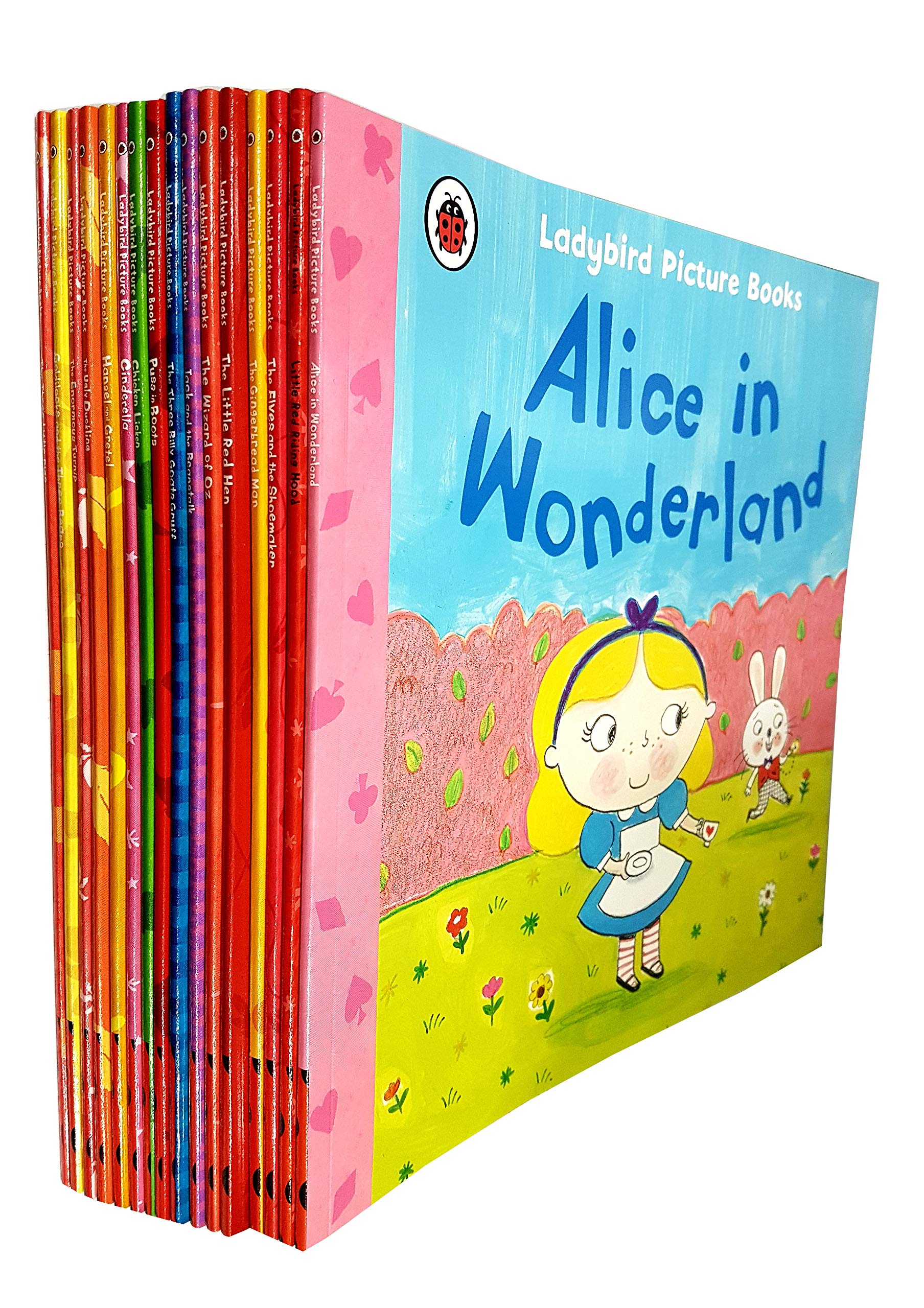 Ladybird Tales 16 Book Collection set in paperback featuring various authors, showcasing colorful storybook covers.
