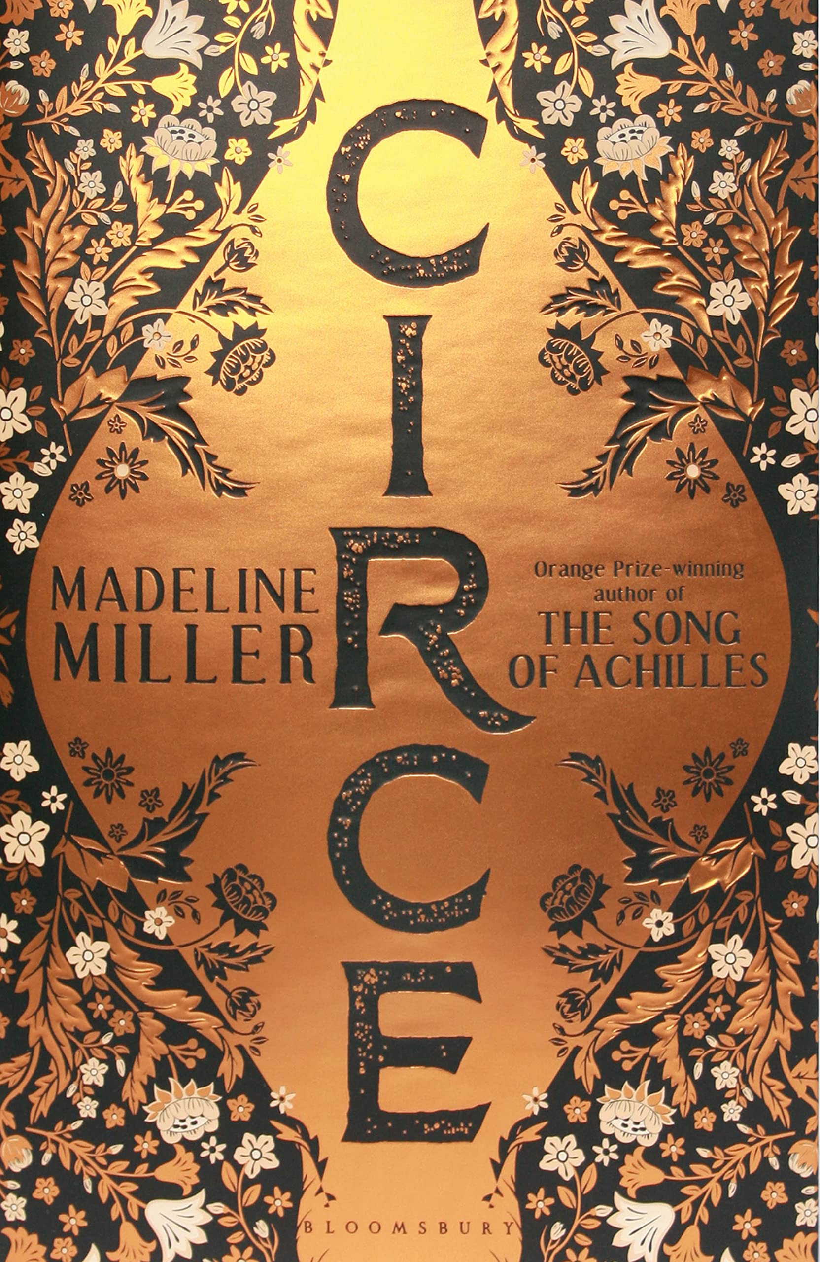 Paperback cover of "Circe" by Madeline Miller, featuring an artistic design with a mystical theme.