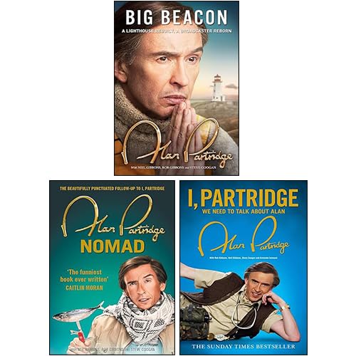 Front cover of Alan Partridge 3 Books Collection Set by Steve Coogan, paperback fiction edition