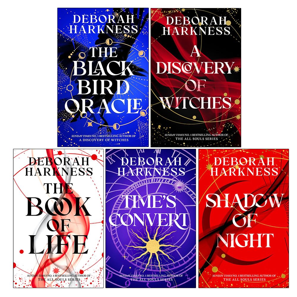 All Souls Series by Deborah Harkness 5-book paperback collection set, front cover of the full box set