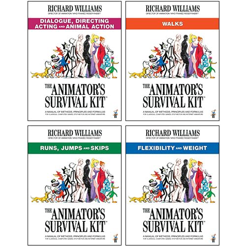 The Animator's Survival Kit 4 Books Collection Set by Richard Williams paperback - front cover