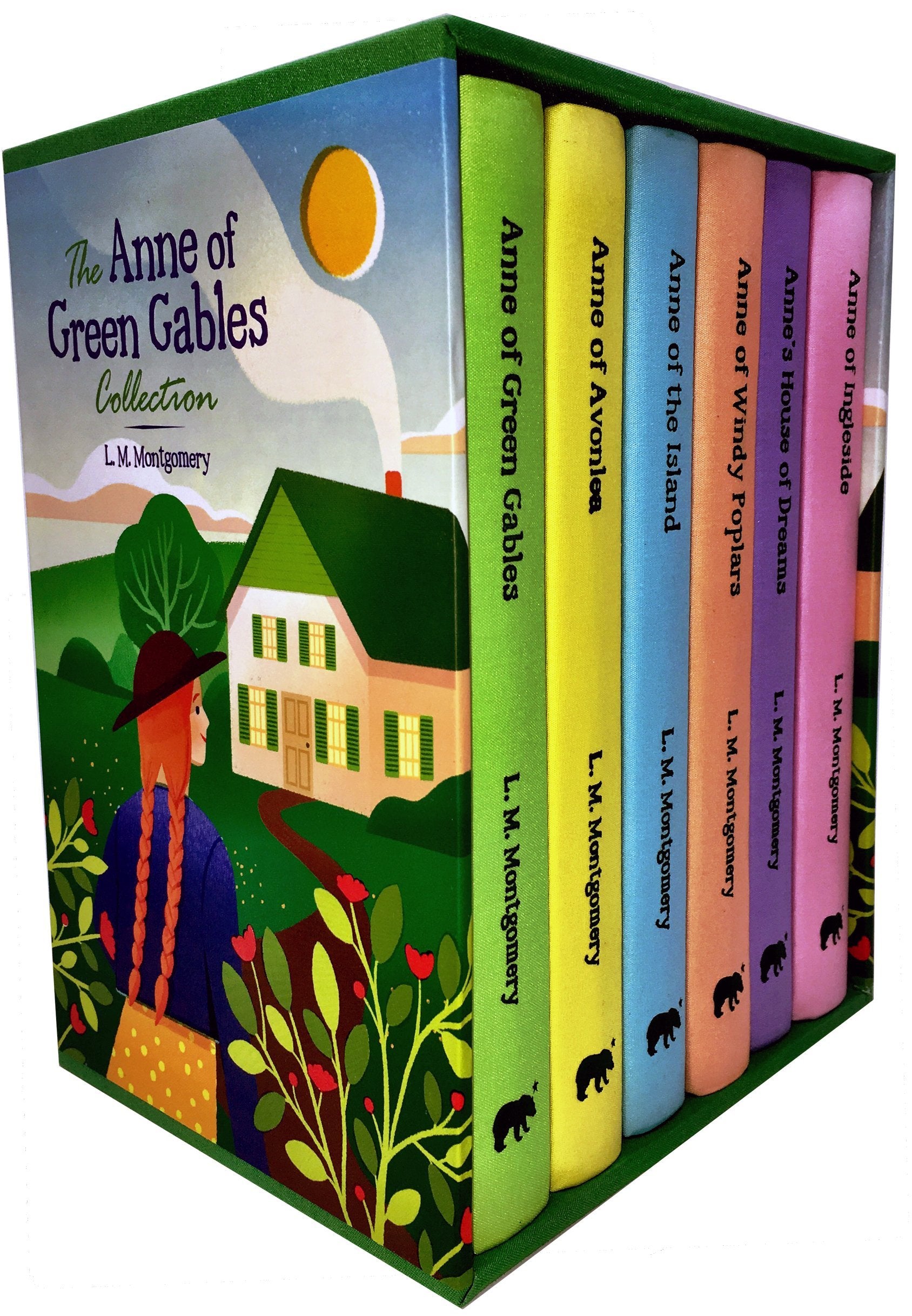 Anne of Green Gables 6 Books Collection Set by L. M. Montgomery, hardback box set showing all six titles together.