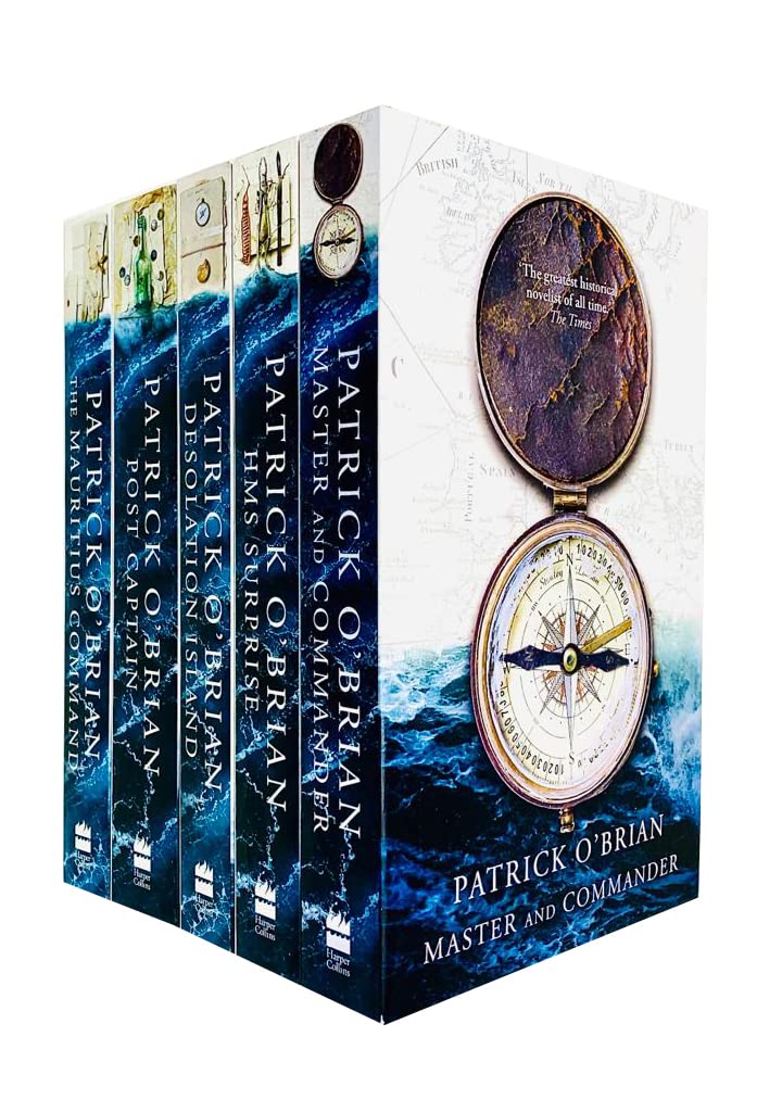 Aubrey-Maturin 5 Books Collection Set by Patrick O'Brian, front cover of Master and Commander paperback