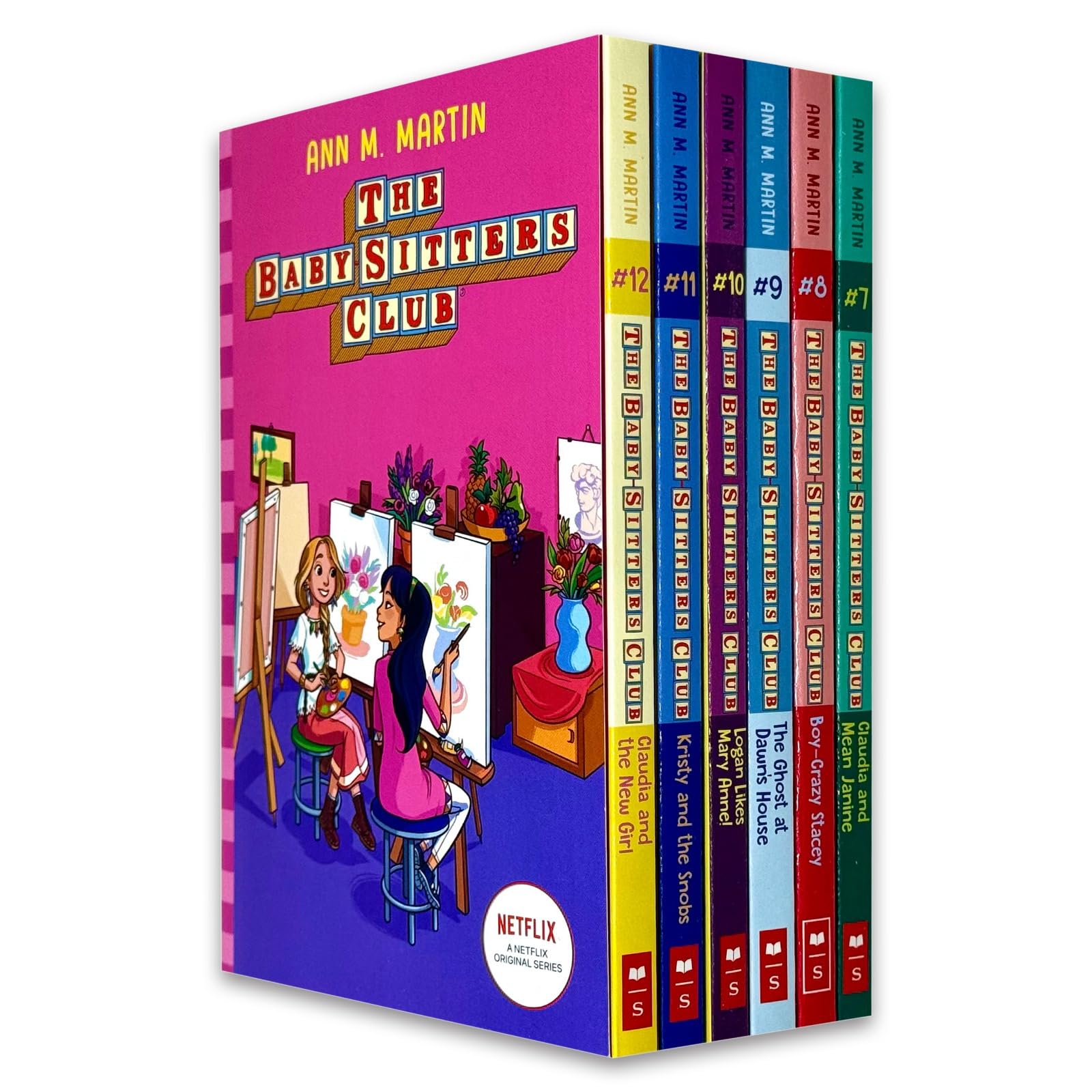 The Baby-Sitters Club Volumes 7-12 by Ann M. Martin 6 book paperback set front cover