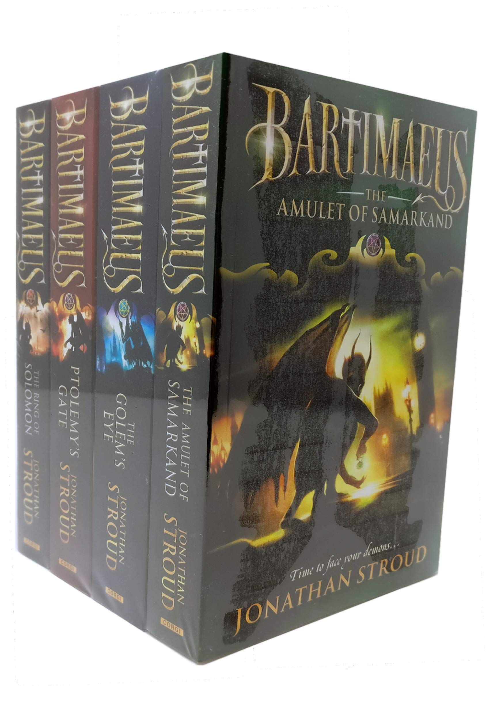 Bartimaeus Sequence 4 Books Collection Set by Jonathan Stroud - front cover of the paperback box set