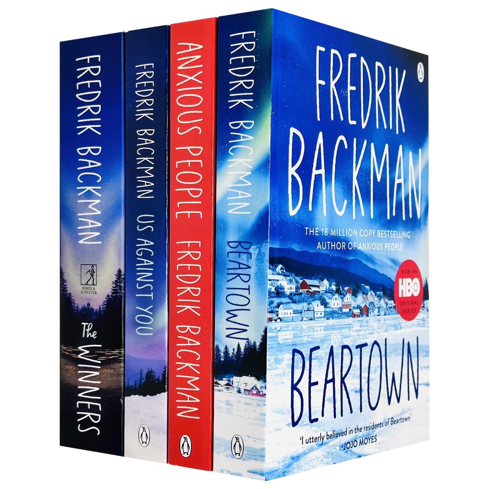 Beartown Series 4 Books Collection Set by Fredrik Backman - front cover paperback fiction set