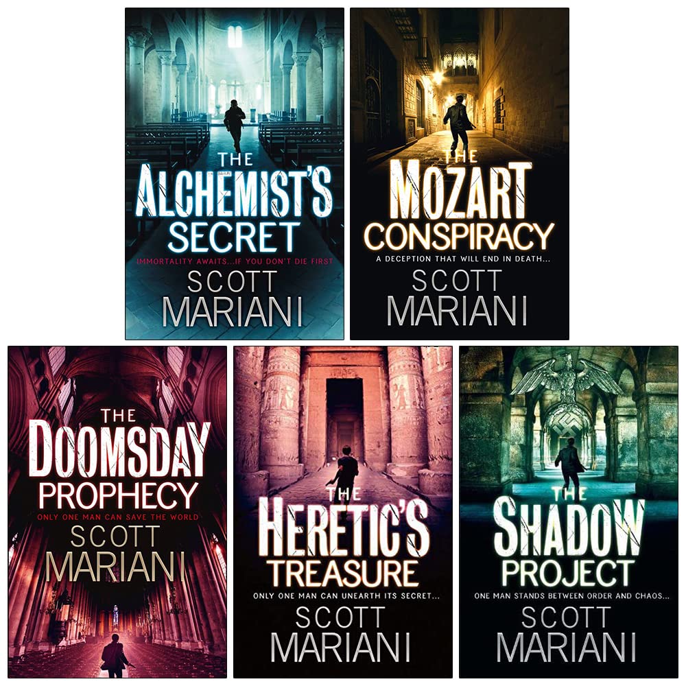 Ben Hope Series by Scott Mariani 5 Books Collection Set paperback - front cover of The Alchemist's Secret