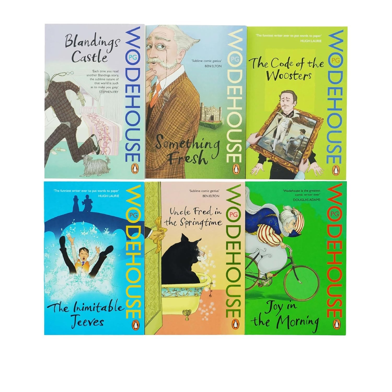 The Best of Wodehouse 6 books collection set by P.G. Wodehouse - full paperback set front cover