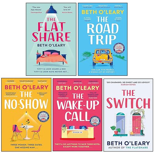 Beth O'Leary 5 Books Collection Set paperback - full set of five novels fanned out together