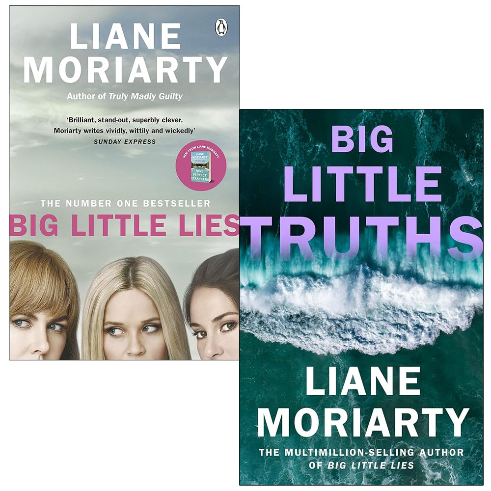 Big Little Lies Series 2 Books Collection Set by Liane Moriarty - front covers of Big Little Lies and Big Little Truths