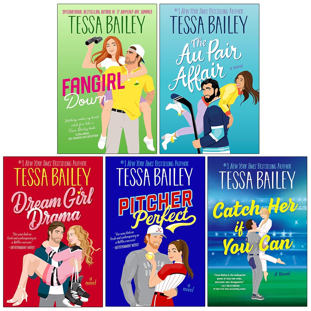 Big Shots Series 5 Books Collection Set by Tessa Bailey - paperback cover, book 1 of the set
