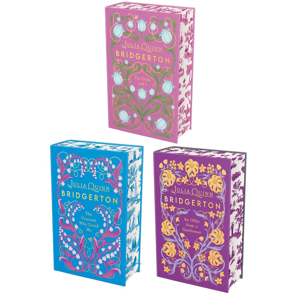 Bridgerton Series 1-3 Books Collection Set by Julia Quinn - front cover of the deluxe hardback edition