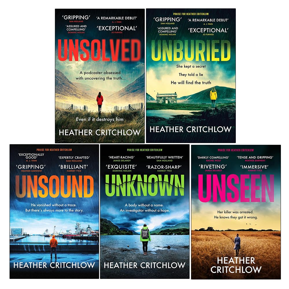 The Cal Lovett Files 5 Books Collection Set by Heather Critchlow - front cover of Unsolved paperback