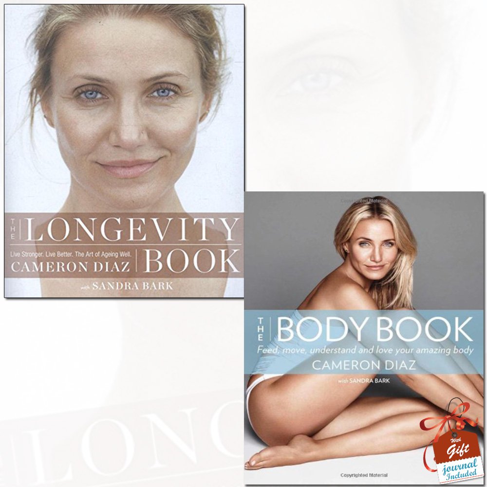Cameron Diaz Collection 2 Books Set paperback - front cover of The Longevity Book and The Body Book