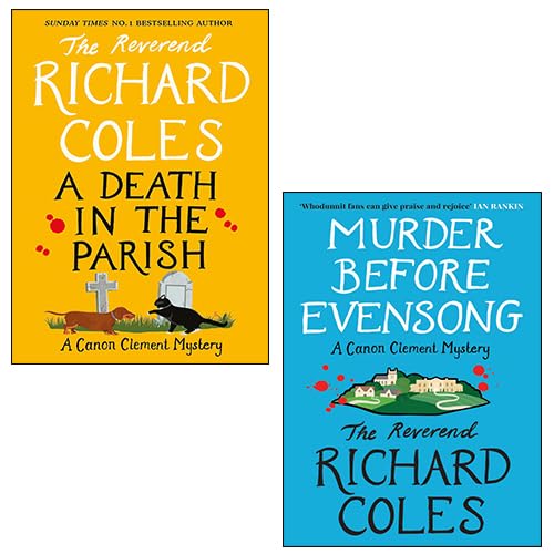 Canon Clement Mysteries by Richard Coles 2 books collection set hardback front covers