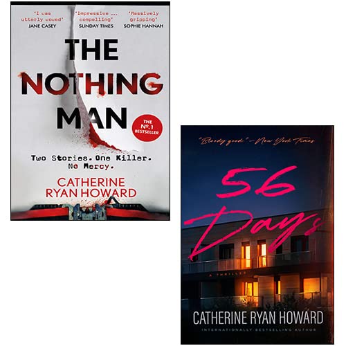 Catherine Ryan Howard 2 Books Collection Set paperback front cover featuring The Nothing Man and 56 Days