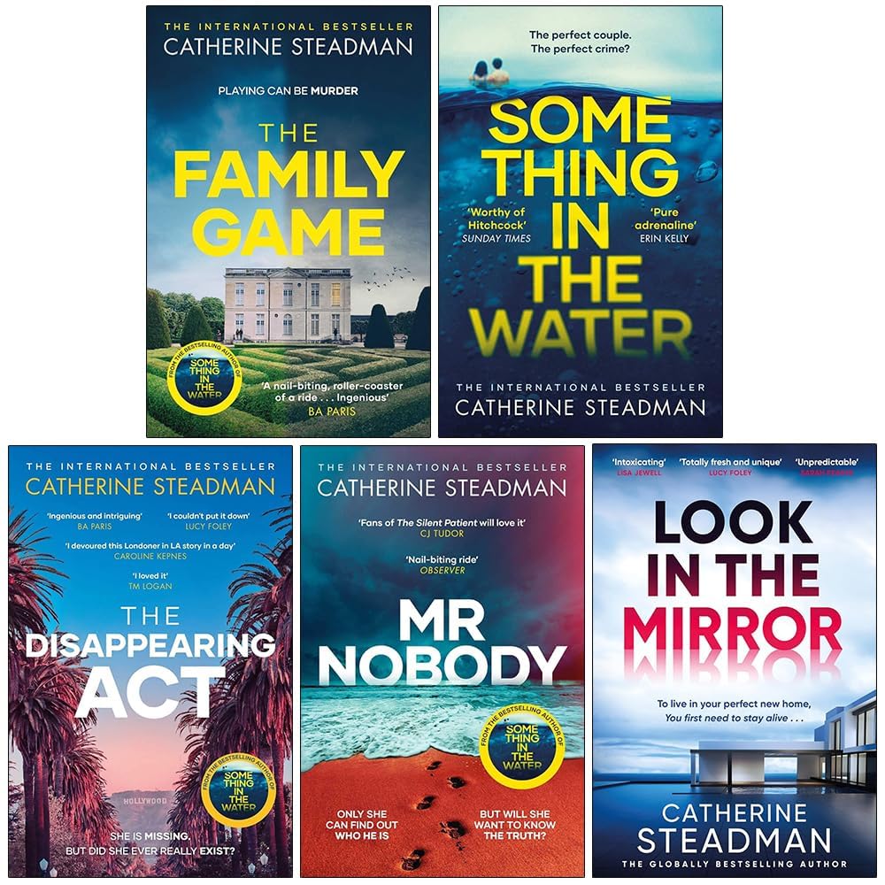 Catherine Steadman 5 Book Collection Set paperback front covers fanned out - Fiction thrillers