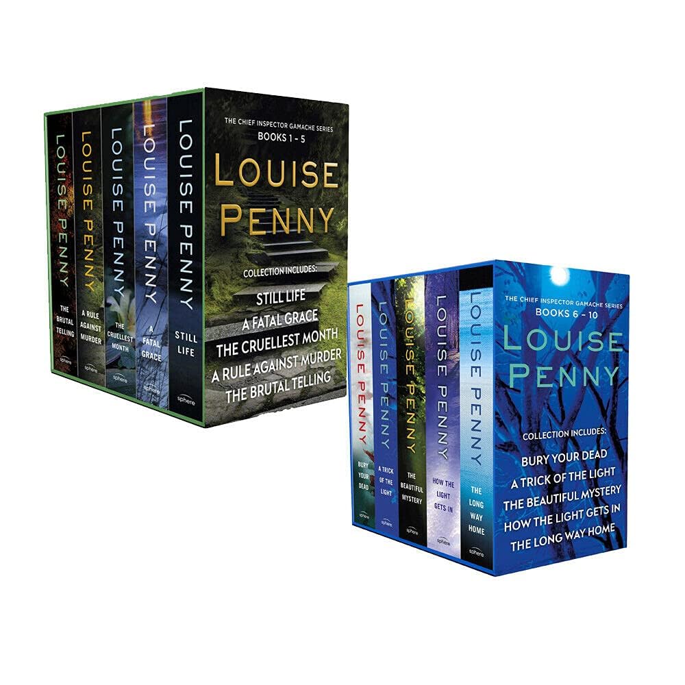 Front cover of the Chief Inspector Gamache Series by Louise Penny 10-book paperback collection set box