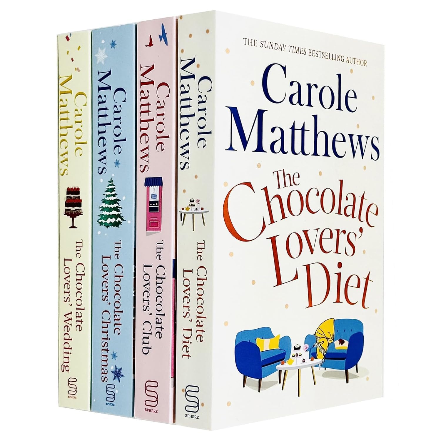 The Chocolate Lovers' Club by Carole Matthews paperback front cover