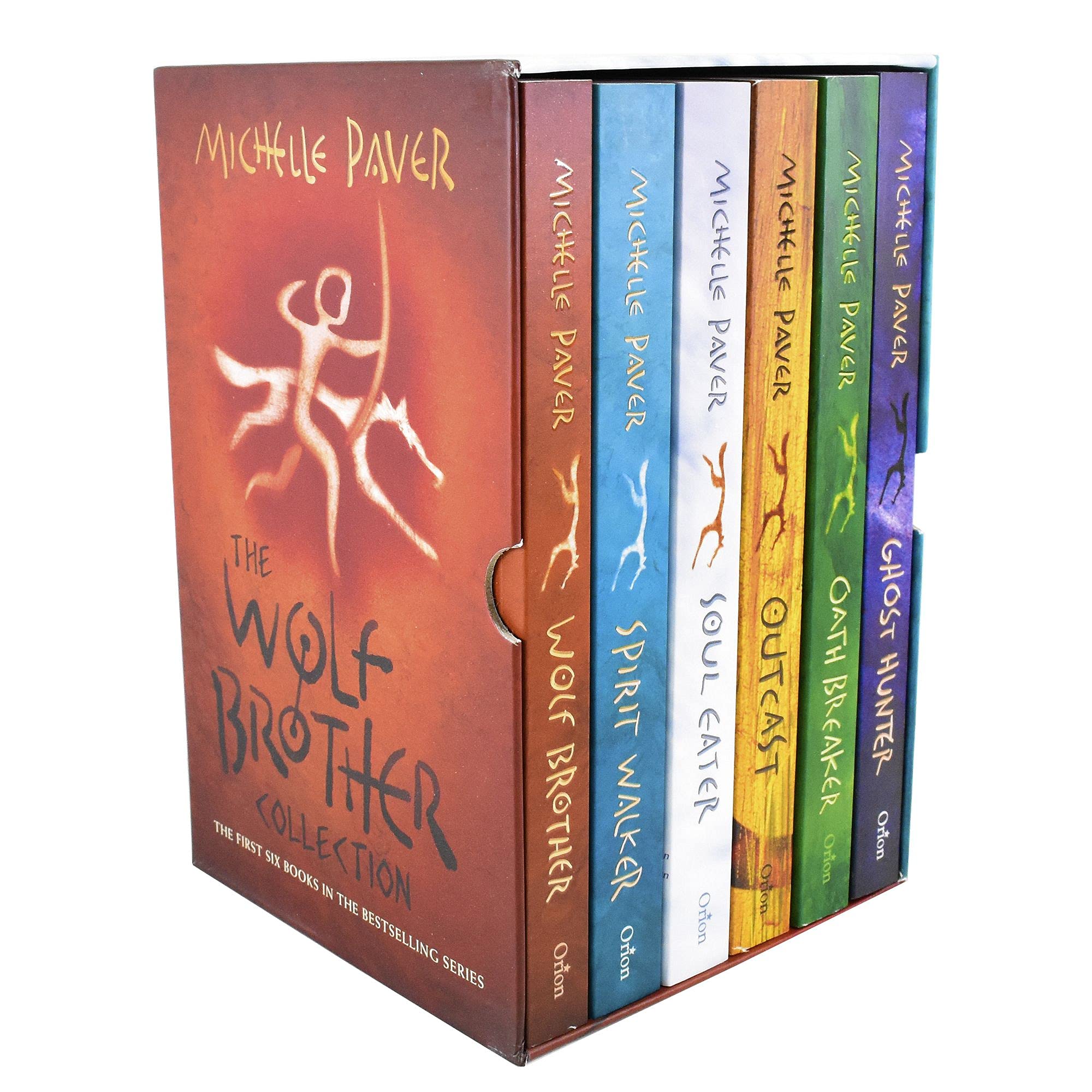 Chronicles of Ancient Darkness by Michelle Paver 6 book paperback box set front cover