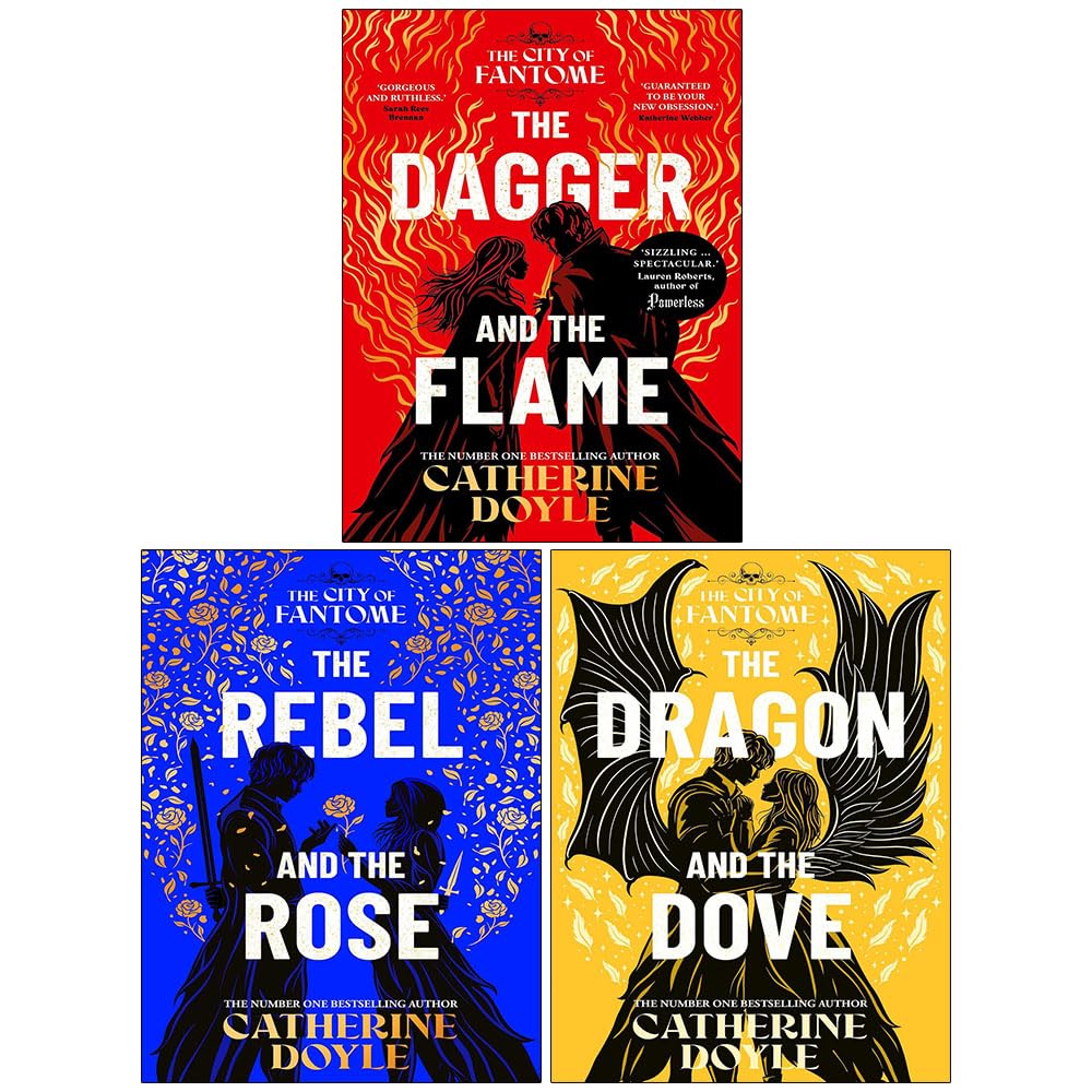 Front cover of City of Fantome 3 Books Collection Set by Catherine Doyle, young adult paperback box set