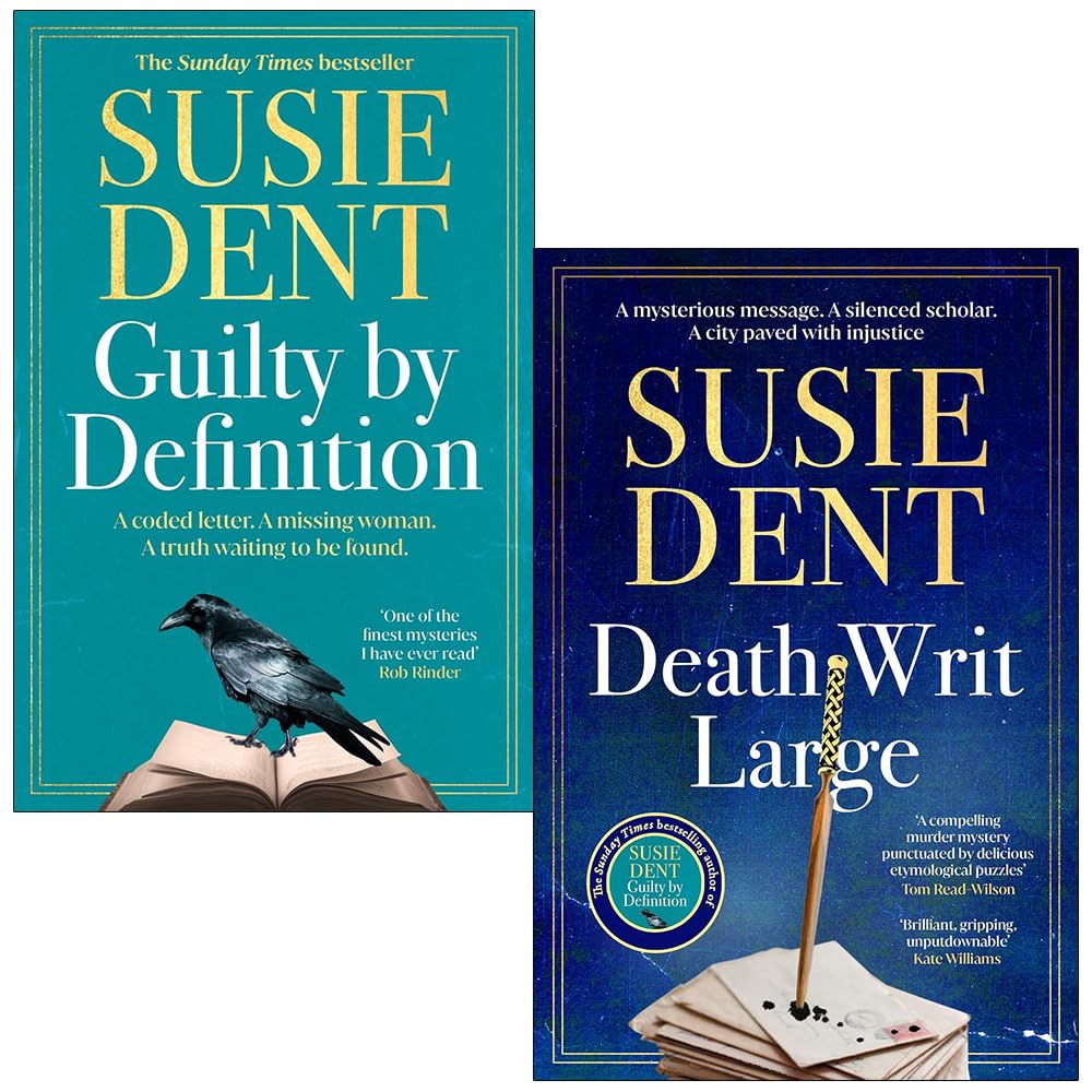 Clarendon Lexicographers 2 book set by Susie Dent - front cover of Guilty by Definition paperback