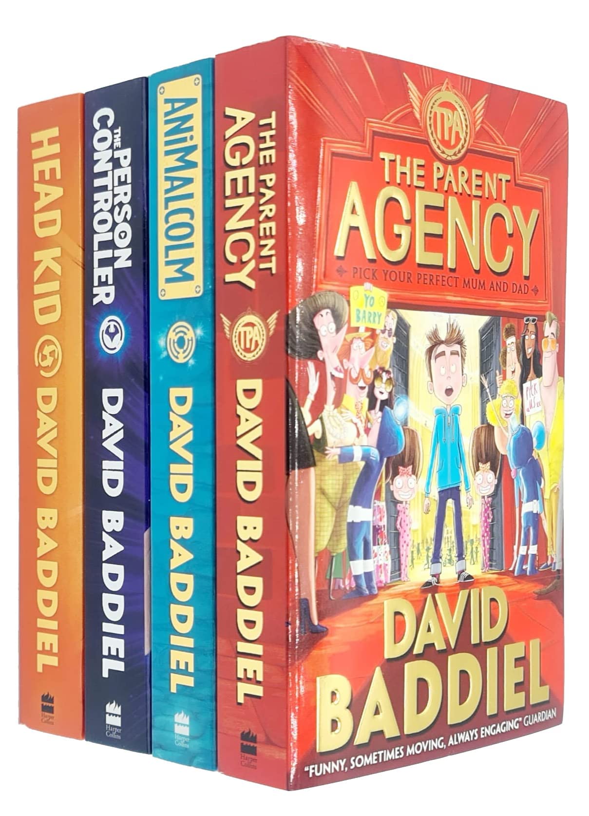 David Baddiel 4 Books Collection Set paperback - front cover of The Parent Agency