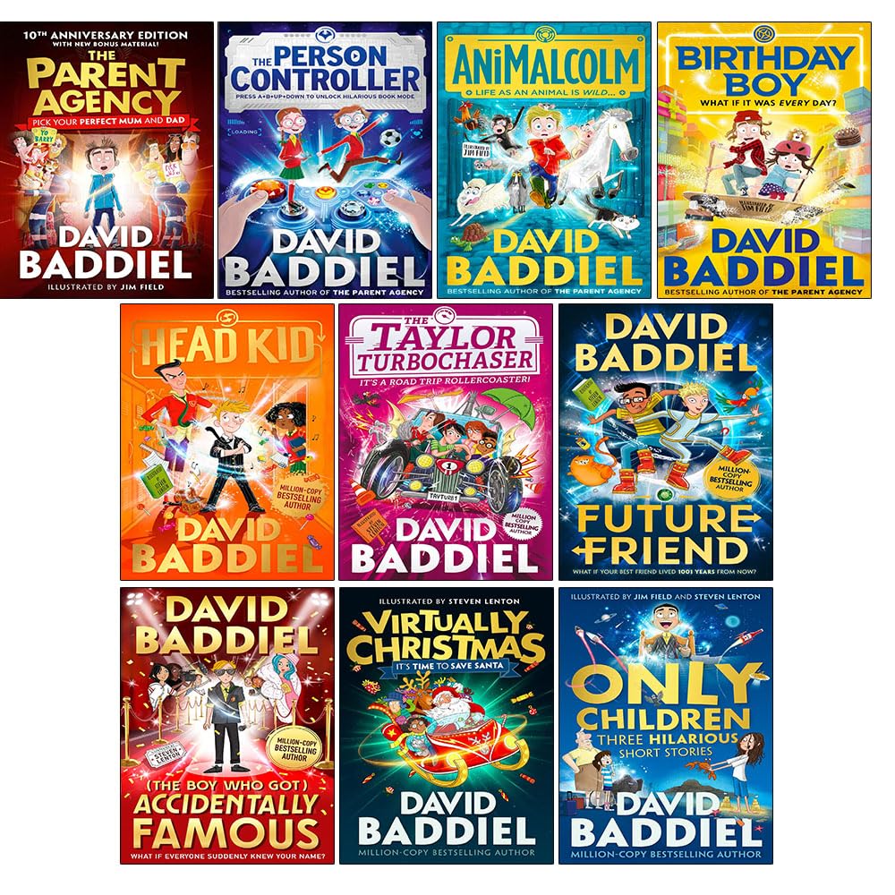 David Baddiel Collection 10 Books Set paperback front cover showing all titles