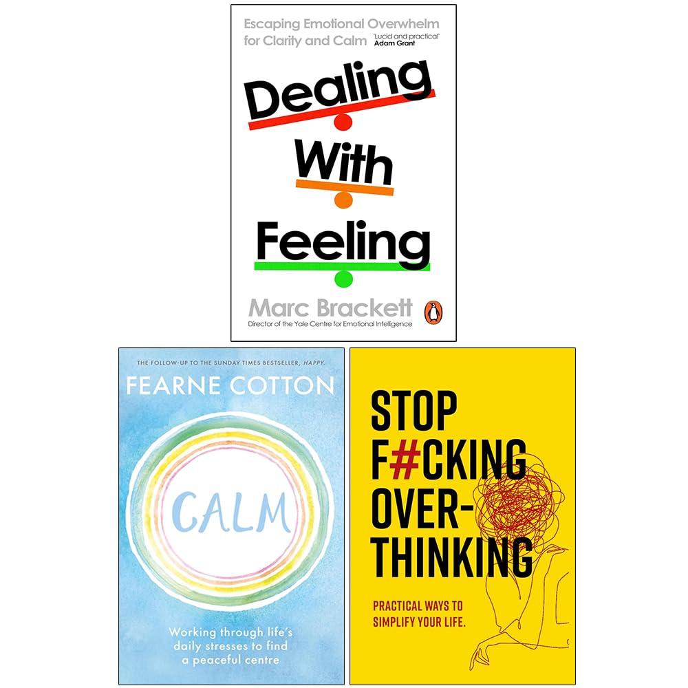 Dealing with Feeling by Marc Brackett paperback front cover, part of the 3-book wellbeing collection set