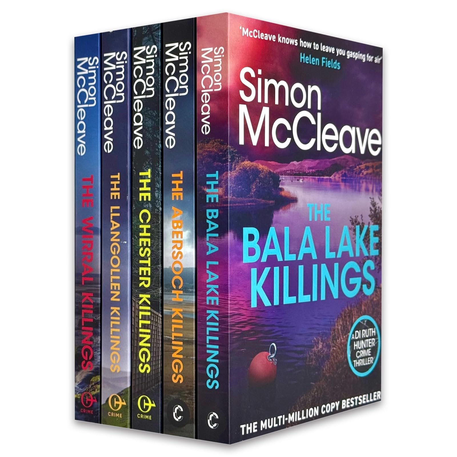 DI Ruth Hunter Series 18-22 by Simon McCleave paperback set - The Chester Killings front cover