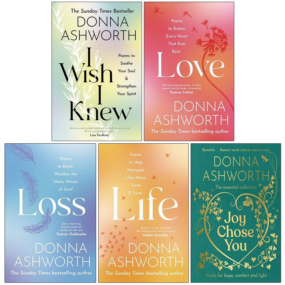 Donna Ashworth Collection 5-book hardback poetry set — front cover of the complete collection