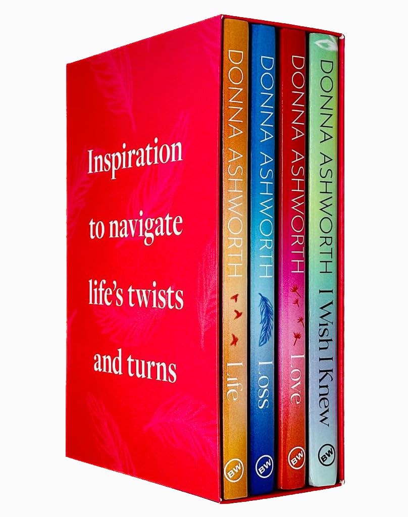 Donna Ashworth Collection 4 Books Set hardback box set front cover, I Wish I Knew, Love, Loss & Life