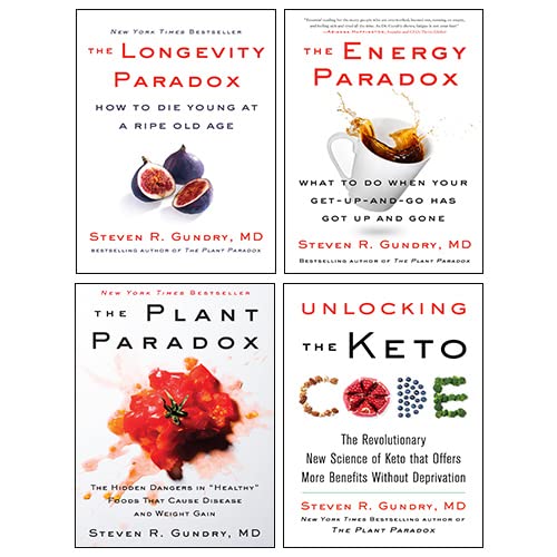 Front cover of The Plant Paradox by Dr. Steven R. Gundry, hardcover, part of the 4 books collection set