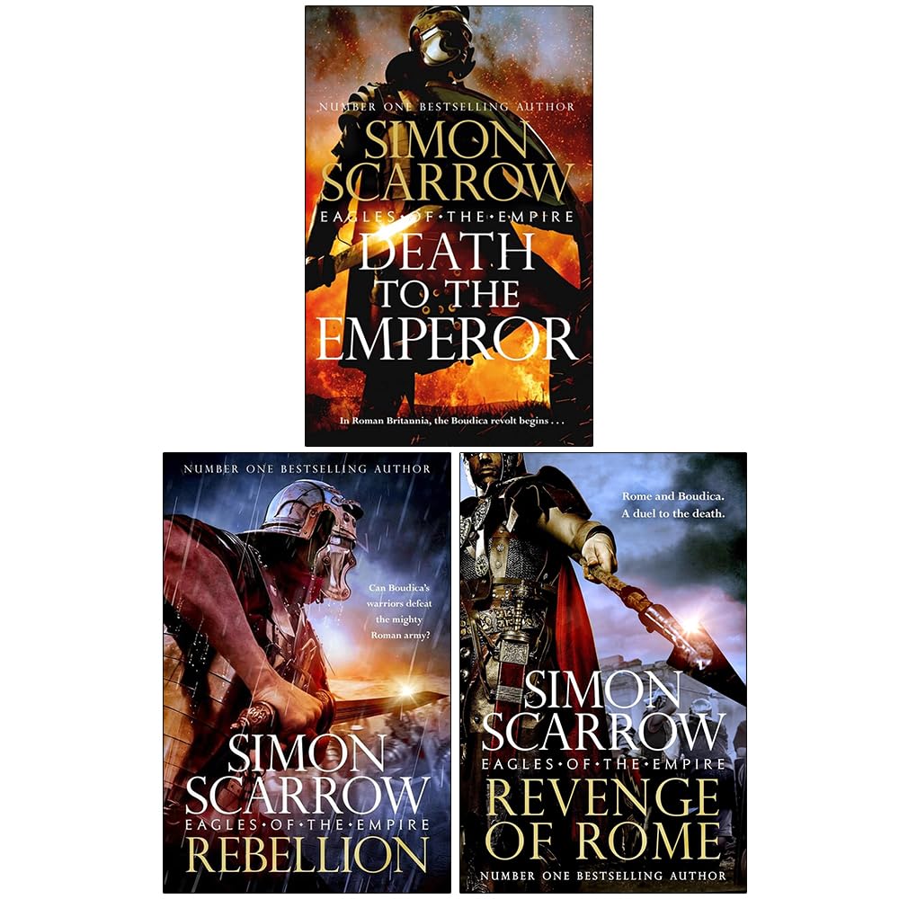 Eagles of the Empire 21-23 by Simon Scarrow 3 book paperback collection set front covers