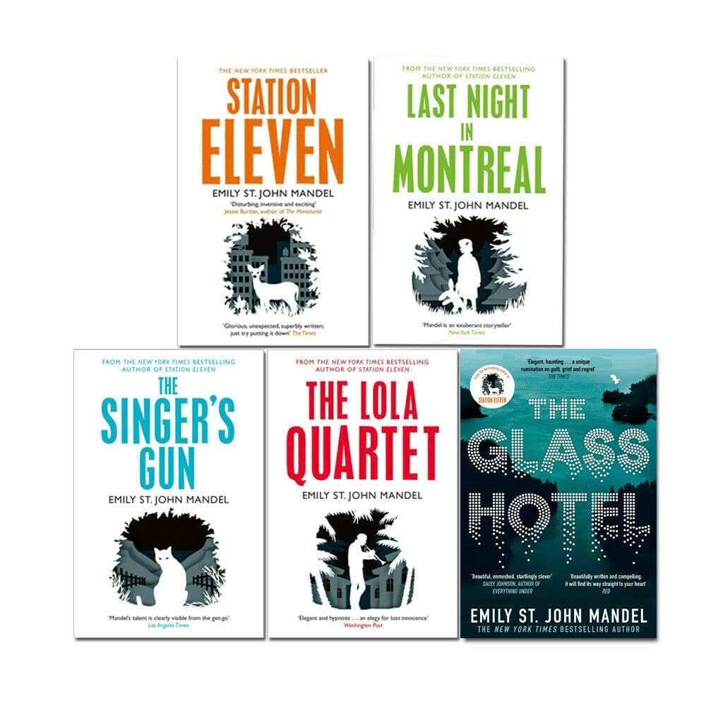 Emily St. John Mandel 5 Books Collection Set paperback front cover view showing all five titles