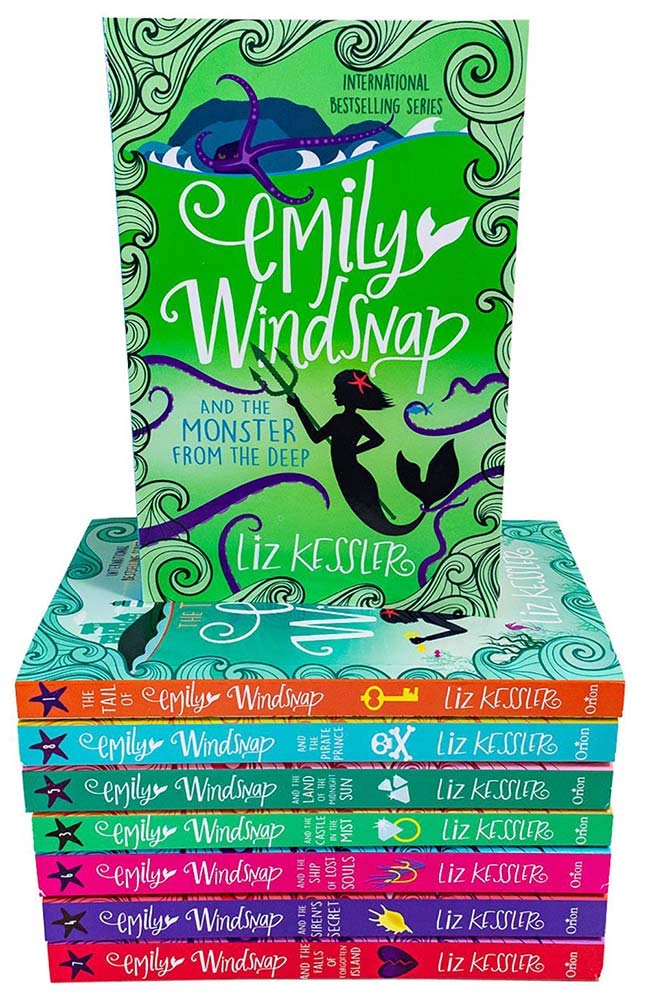 Front cover of the Emily Windsnap Series by Liz Kessler 9 books paperback collection box set