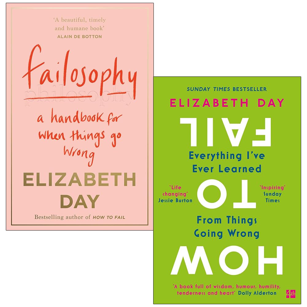 Failosophy and How to Fail by Elizabeth Day 2-book paperback set front cover