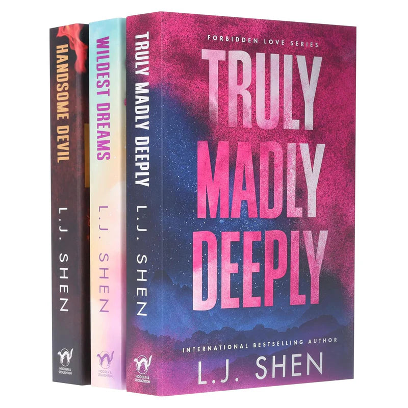 Forbidden Love Series by L.J. Shen 3-book paperback collection set front cover