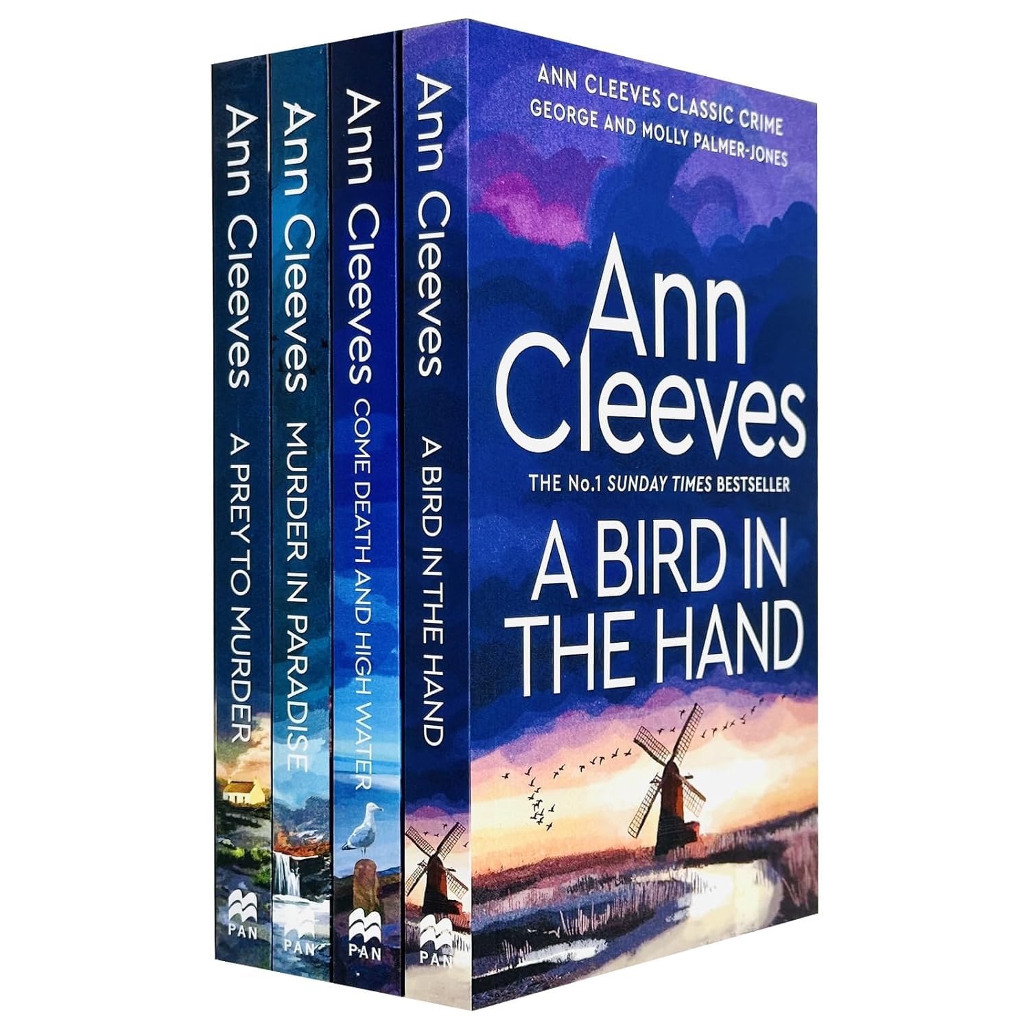 George & Molly Palmer-Jones 4 books collection set by Ann Cleeves, paperback front cover