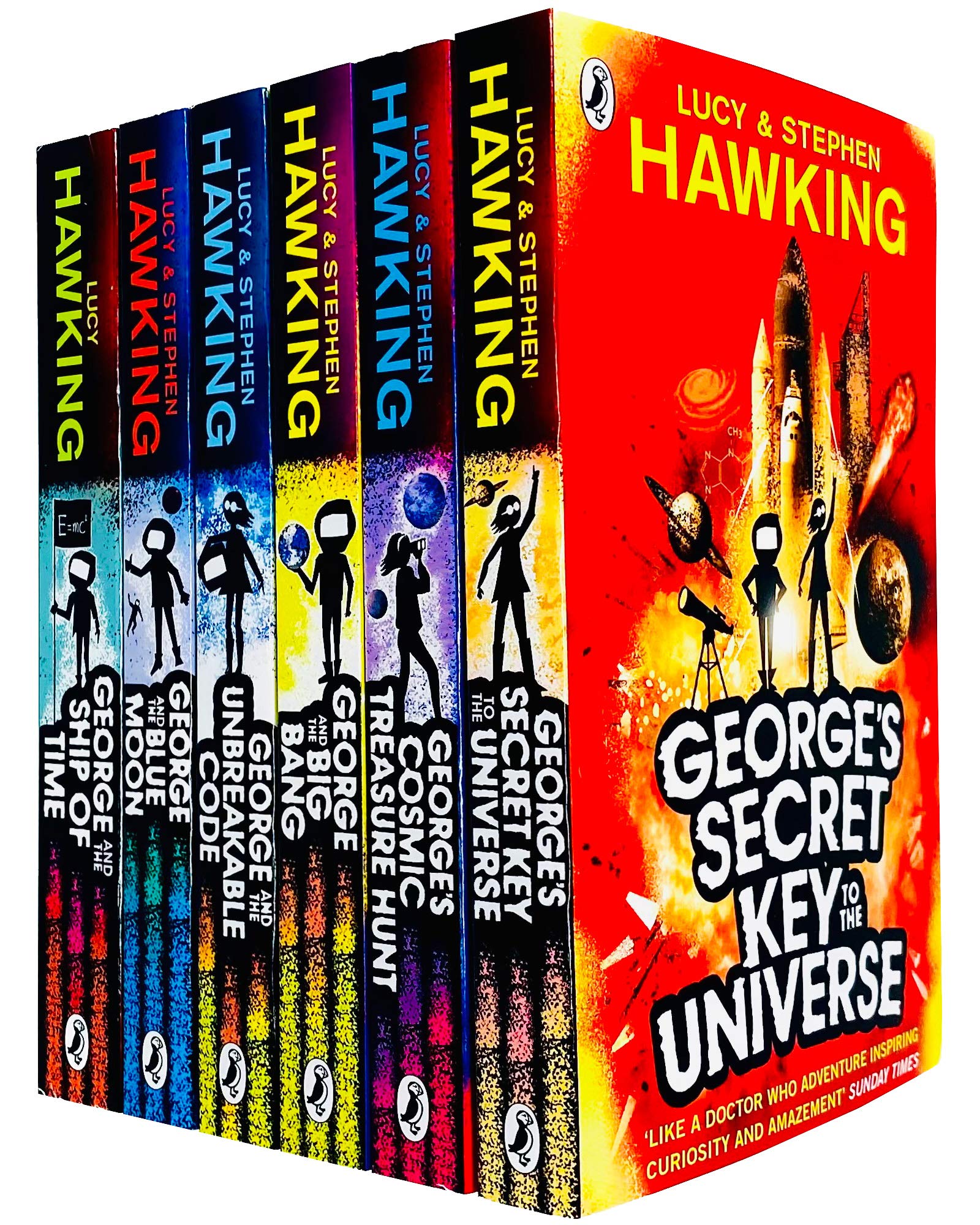 George's Secret Key 6 Books Collection Set by Lucy Hawking paperback front cover