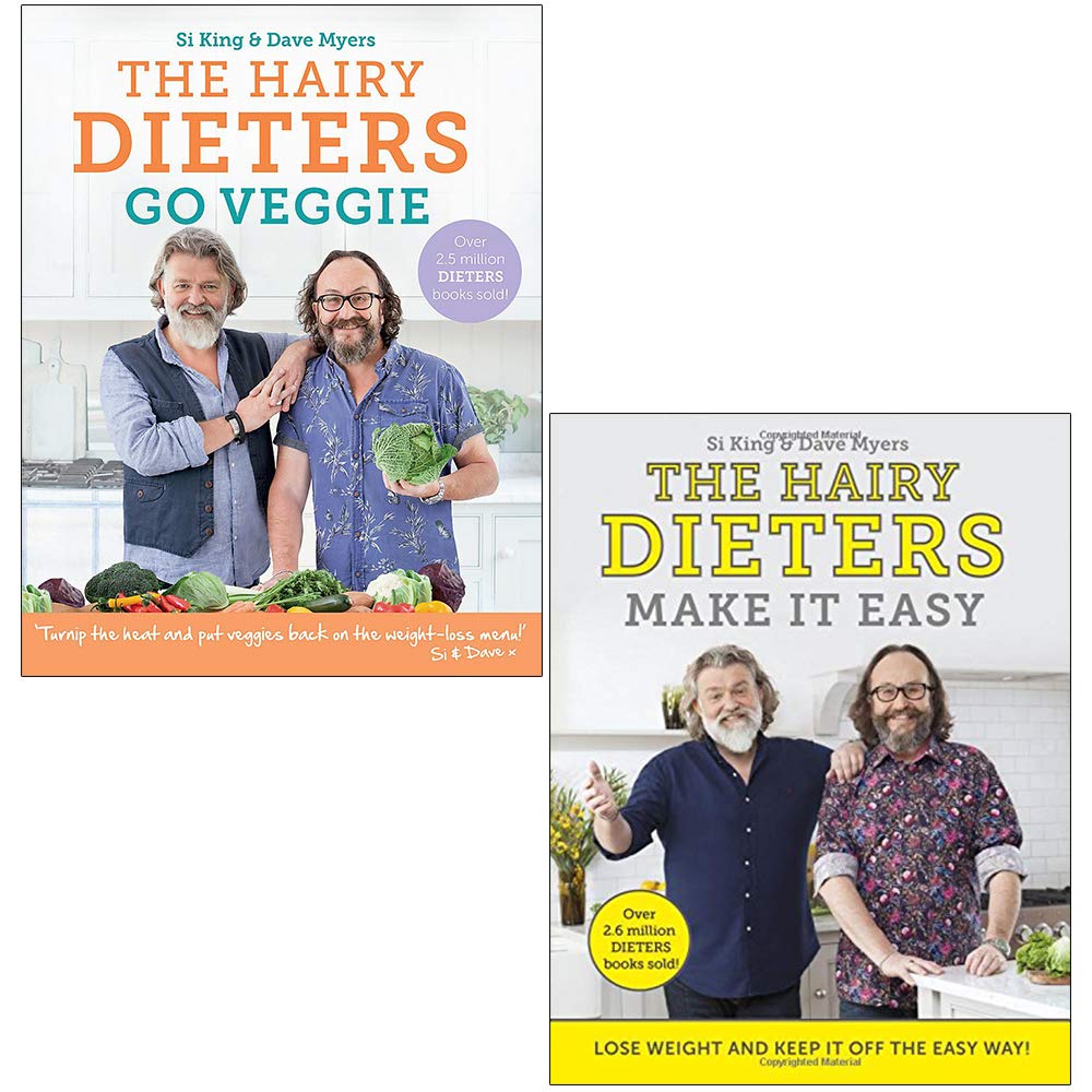 The Hairy Dieters 2 Books Collection Set by Hairy Bikers - front cover of paperback set