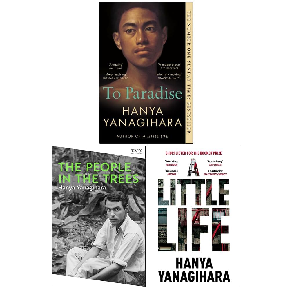Hanya Yanagihara 3 Books Collection Set paperback front cover of A Little Life