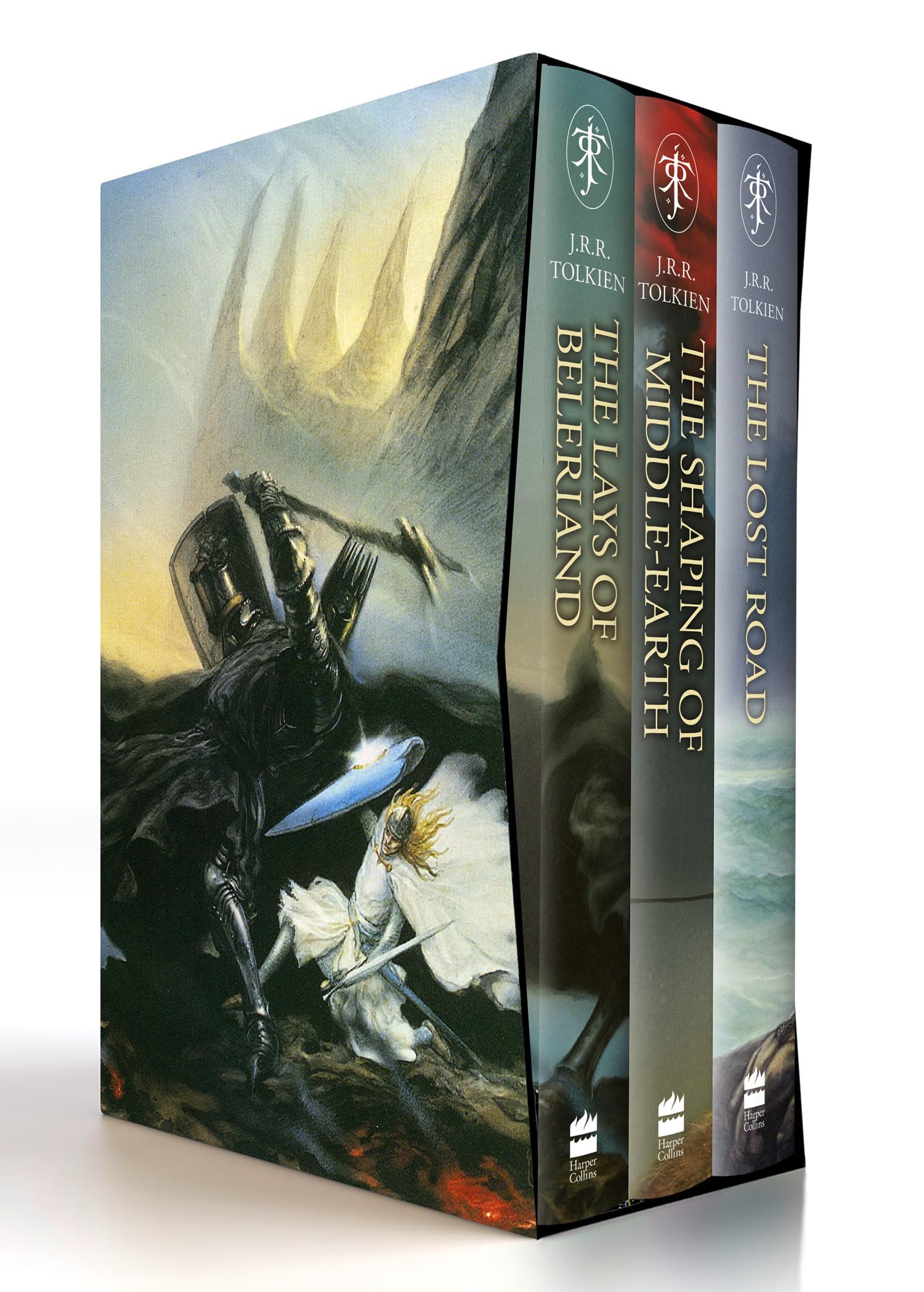 History of Middle-earth Boxed Set 2 by J.R.R. Tolkien and Christopher Tolkien, hardback front cover with double-sided dust jackets