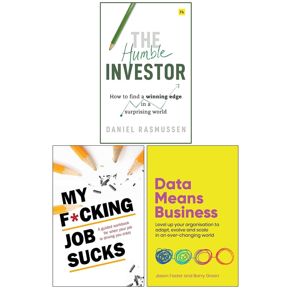 Humble Investor 3 Books Collection Set, three non-fiction paperbacks stacked showing all front covers.