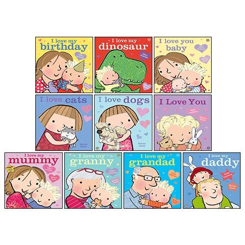 I Love You And Other Stories 10 books collection set box front cover by Giles Andreae and Emma Dodd, paperback