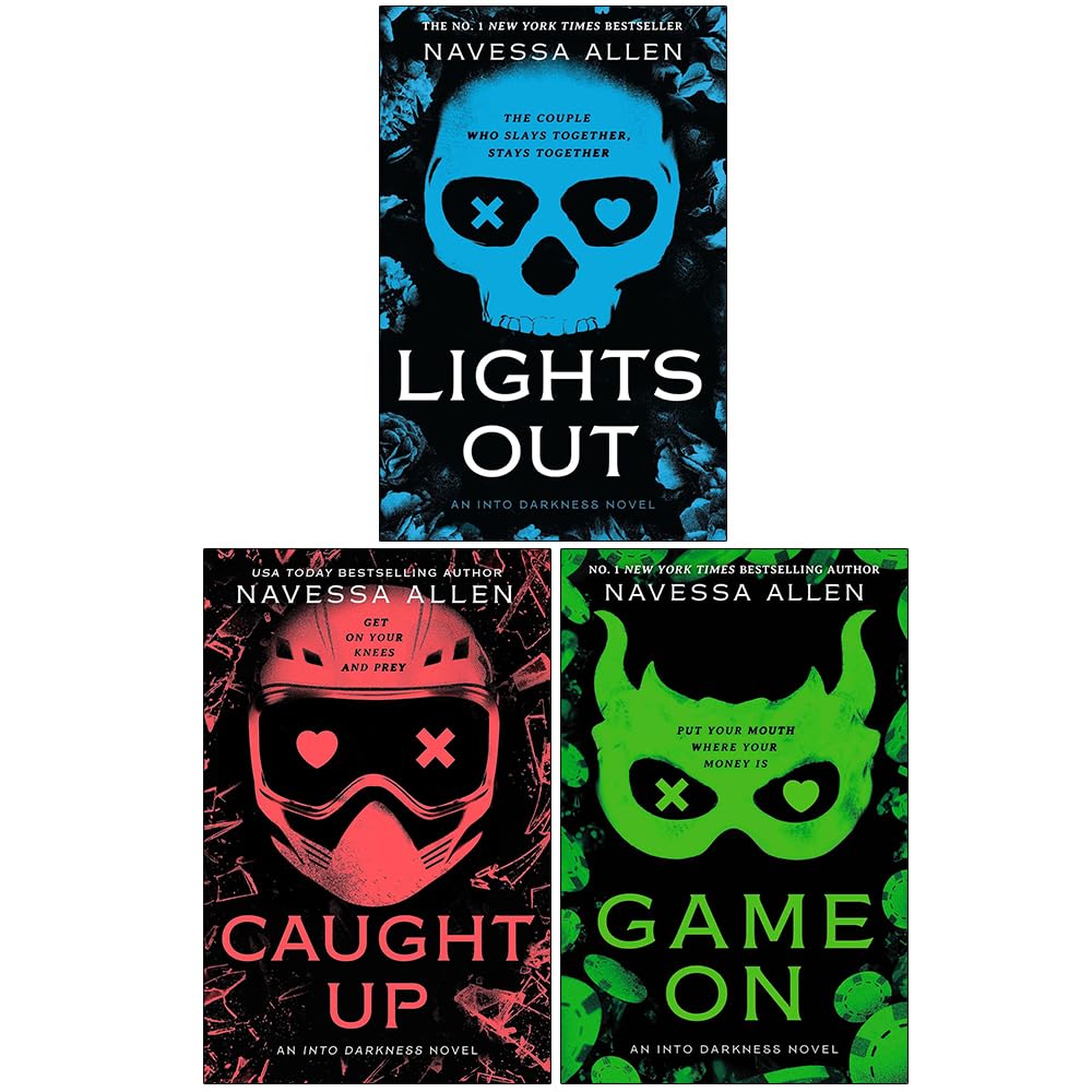 Into Darkness Series 3 Books Collection Set by Navessa Allen - front cover of the paperback box set