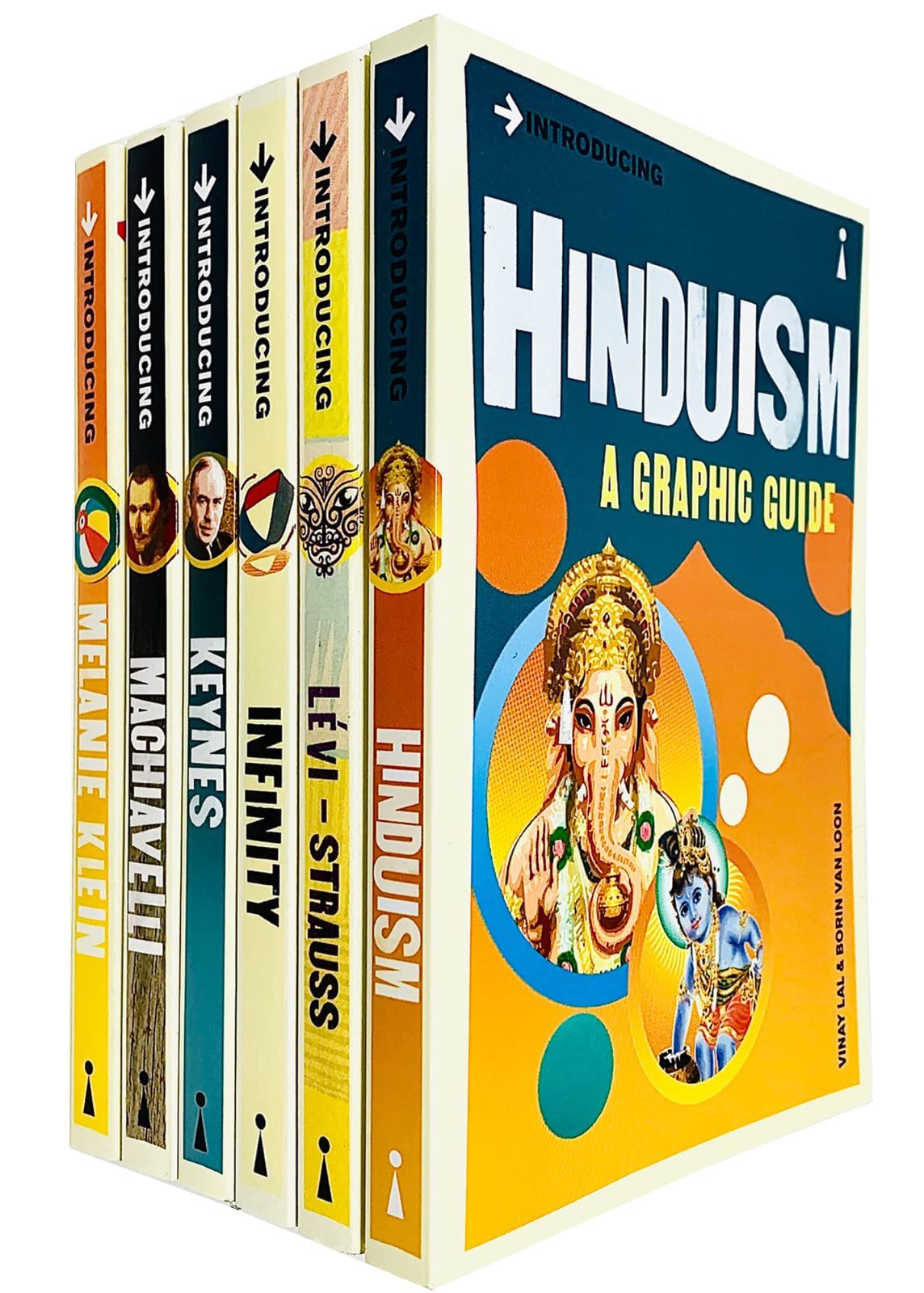 Introducing Graphic Guides 6-book paperback collection set covers, Icon Books, Non Fiction