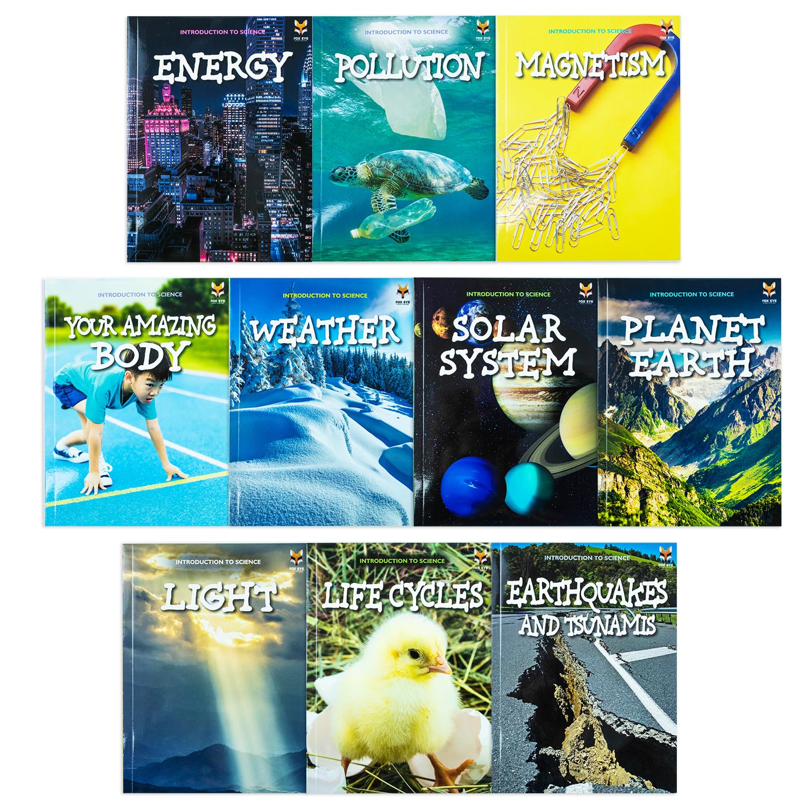 Introduction to Science for Beginners Series 2 by Jasmine Brooke - 10 book paperback set front cover